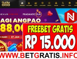 JUDISLOT888 – FREEBET GRATIS RP 15.000 TANPA DEPOSIT