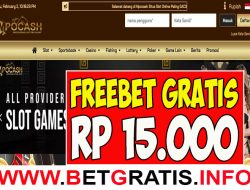 MPOCASH – FREEBET GRATIS RP 15.000 TANPA DEPOSIT