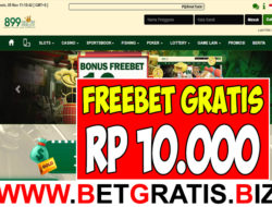 899SLOT – FREEBET GRATIS RP 10.000 TANPA DEPOSIT