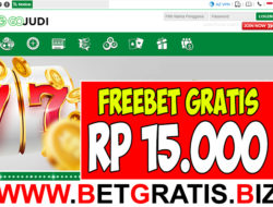 GOJUDI – FREEBET GRATIS RP 15.000 TANPA DEPOSIT GAK PAKAI RIBET!