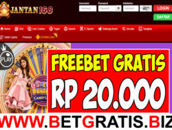 JANTAN168 – FREEBET GRATIS RP 20.000 TANPA DEPOSIT