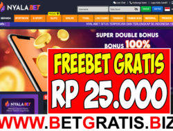 NYALABET – FREEBET GRATIS RP 25.000 TANPA DEPOSIT