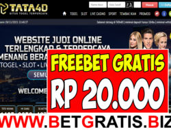 TATA4D – FREEBET GRATIS RP 20.000 TANPA DEPOSIT