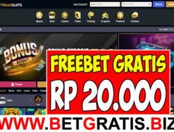 VEGASSLOTS – FREEBET GRATIS RP 20.000 TANPA DEPOSIT