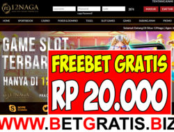 12NAGA – FREEBET GRATIS RP 20.000 TANPA DEPOSIT