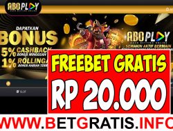 ABOPLAY – FREEBET GRATIS RP 20.000 TANPA DEPOSIT