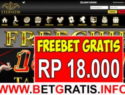 ETERNITI88 – FREEBET GRATIS RP 18.000 TANPA DEPOSIT