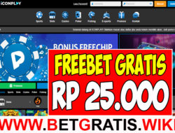 ICONPLAY – FREEBET GRATIS RP 25.000 TANPA DEPOSIT