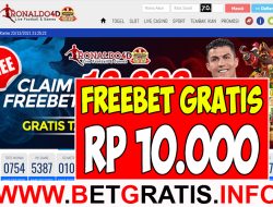 RONALDO4D – FREEBET GRATIS RP 10.000 TANPA DEPOSIT