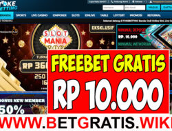 TOKEBETTING – FREEBET GRATIS RP 10.000 TANPA DEPOSIT