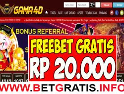 GAMA4D – FREEBET GRATIS RP 20.000 TANPA DEPOSIT