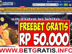 GLADIATOR88  – FREEBET GRATIS RP 50.000 TANPA DEPOSIT