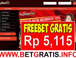 GITAR100 – FREEBET GRATIS RP 5.115 TANPA DEPOSIT