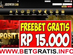 JOSWIN138 – FREEBET GRATIS RP 15.000 TANPA DEPOSIT