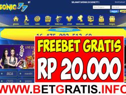 SONIC77 – FREEBET GRATIS RP 20.000 TANPA DEPOSIT