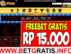 WD138 – FREEBET GRATIS RP 15.000 TANPA DEPOSIT