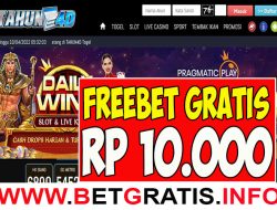 TAHUN4D – FREEBET GRATIS RP 10.000 TANPA DEPOSIT