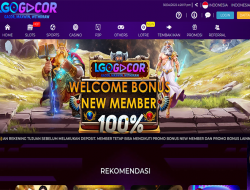 LGOGACOR – BONUS SLOT100% NEW MEMBER CLAIM LANGSUNG DIDEPAN