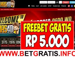 MAS4D – FREEBET GRATIS RP 5.000 TANPA DEPOSIT