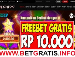 RESMI99 – FREEBET GRATIS TERBARU TANPA DEPOSIT RP 10.000