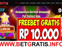 CINTA99 – FREEBET GRATIS RP 10.000 TANPA DEPOSIT