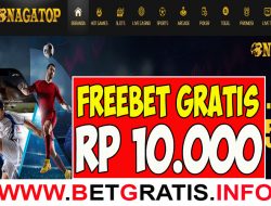 NAGATOP – FREEBET GRATIS RP 10.000 TANPA DEPOSIT