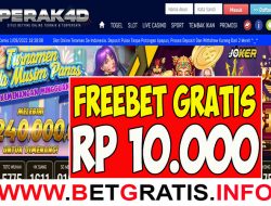 PERAK4D – FREEBET GRATIS RP 10.000 TANPA DEPOSIT