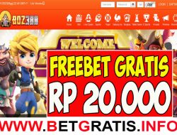 BOZ388 – FREEBET GRATIS RP 20.000 TANPA DEPOSIT