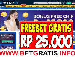 KSPLAY88 – FREEBET GRATIS RP 25.000 TANPA DEPOSIT