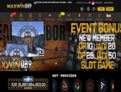 MAXWIN089 – BONUS SLOT 100% MEMBER BARU CLAIM LANGSUNG DIDEPAN