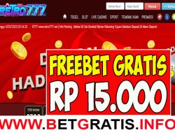 RETRO777 – FREEBET GRATIS RP 15.000 TANPA DEPOSIT