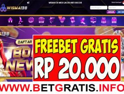 WISMA138 – FREEBET GRATIS RP 20.000 TANPA DEPOSIT