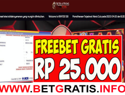 KRATOS138 – FREEBET GRATIS RP 25.000 TANPA DEPOSIT