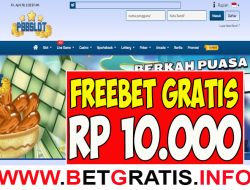 PBBSLOT – FREEBET GRATIS RP 10.000 TANPA DEPOSIT