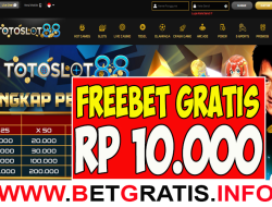 TOTOSLOT88 – FREEBET GRATIS RP 10.000 TANPA DEPOSIT