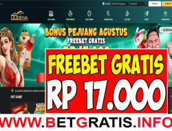 QQDEWA – FREEBET GRATIS RP 17.000 TANPA DEPOSIT