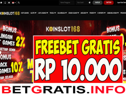 KOINSLOT168 – FREEBET GRATIS RP 10.000 TANPA DEPOSIT