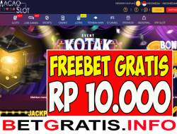 MACAOSLOT – FREEBET GRATIS RP 10.000 DOWNLOAD APLIKASI