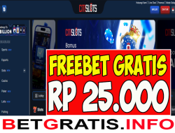 CITISLOTS – FREEBET GRATIS RP 25.000 TANPA DEPOSIT