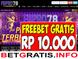 FBPRO78 – FREEBET GRATIS RP 10.000 TANPA DEPOSIT