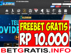 GLEDEK88 – FREEBET GRATIS RP 10.000 TANPA DEPOSIT